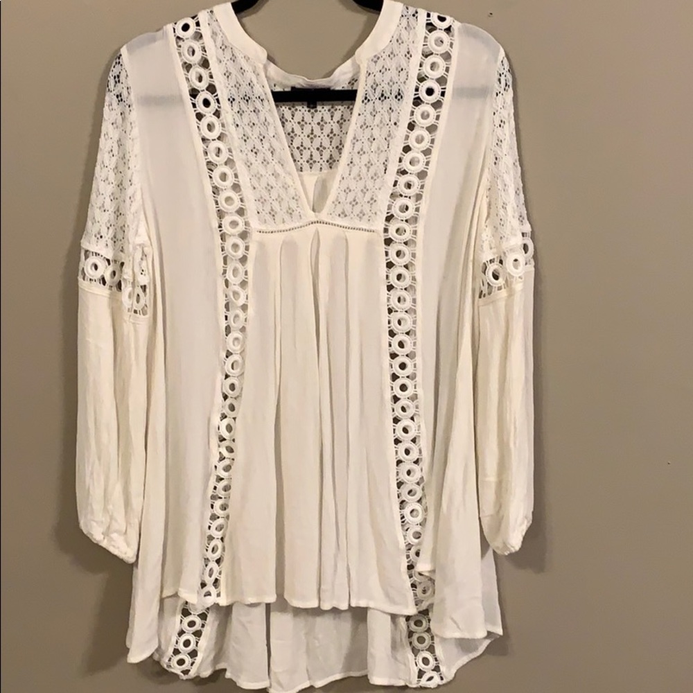 Crochet Long Sleeve Tunic